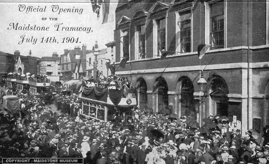 Maidstone Tramway opened 1094